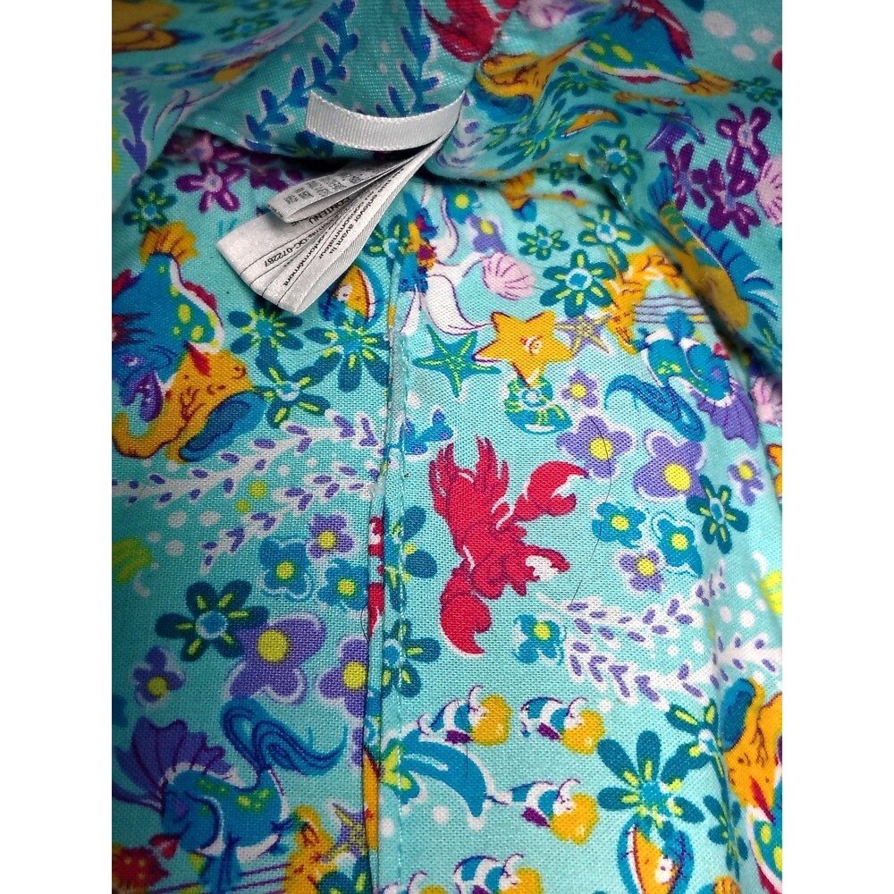 Vera Bradley Original Zip Tote In Disney Ariel Little Mermaid Floral - Picture 13 of 13